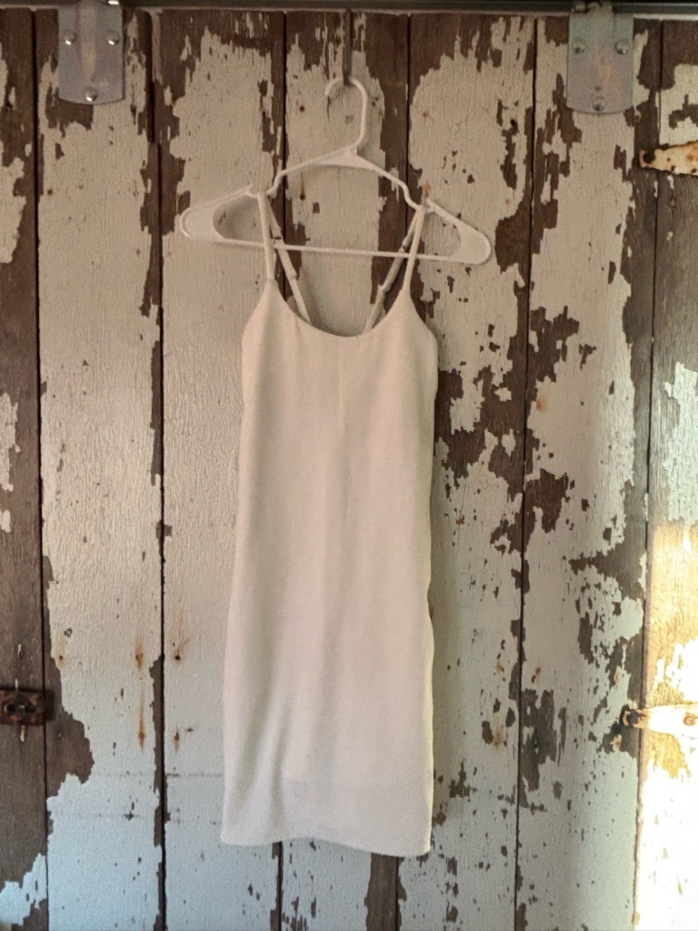 Athleta white athletic Dress with built in shorts